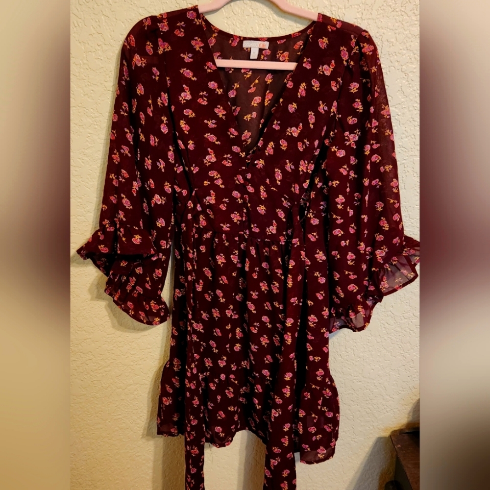Gianni Bini knee length long sleeve dress.